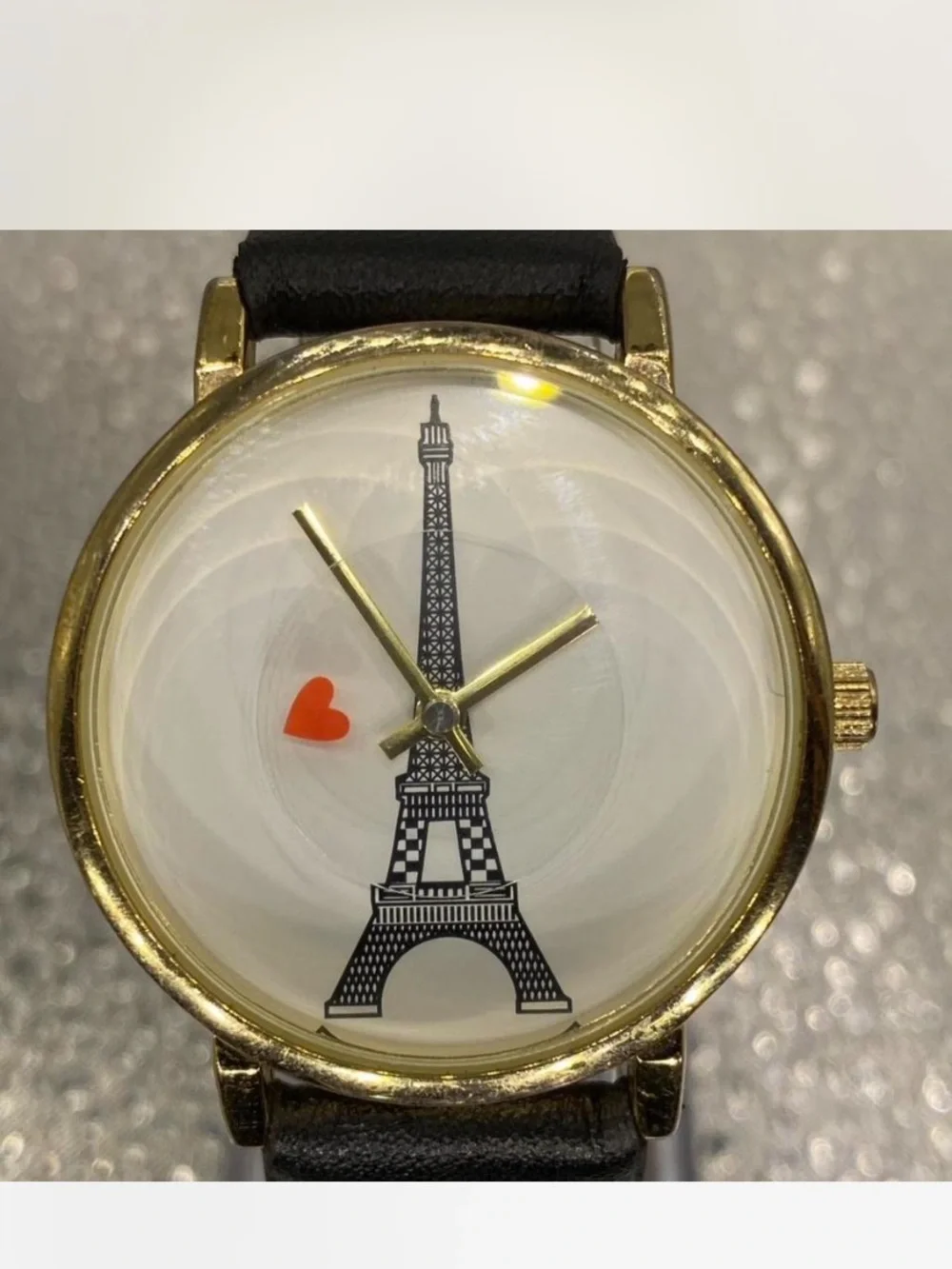 Charming Charlie *** Eiffel Tower “ Rotating Heart ♥️ “ ladies watch ^^^